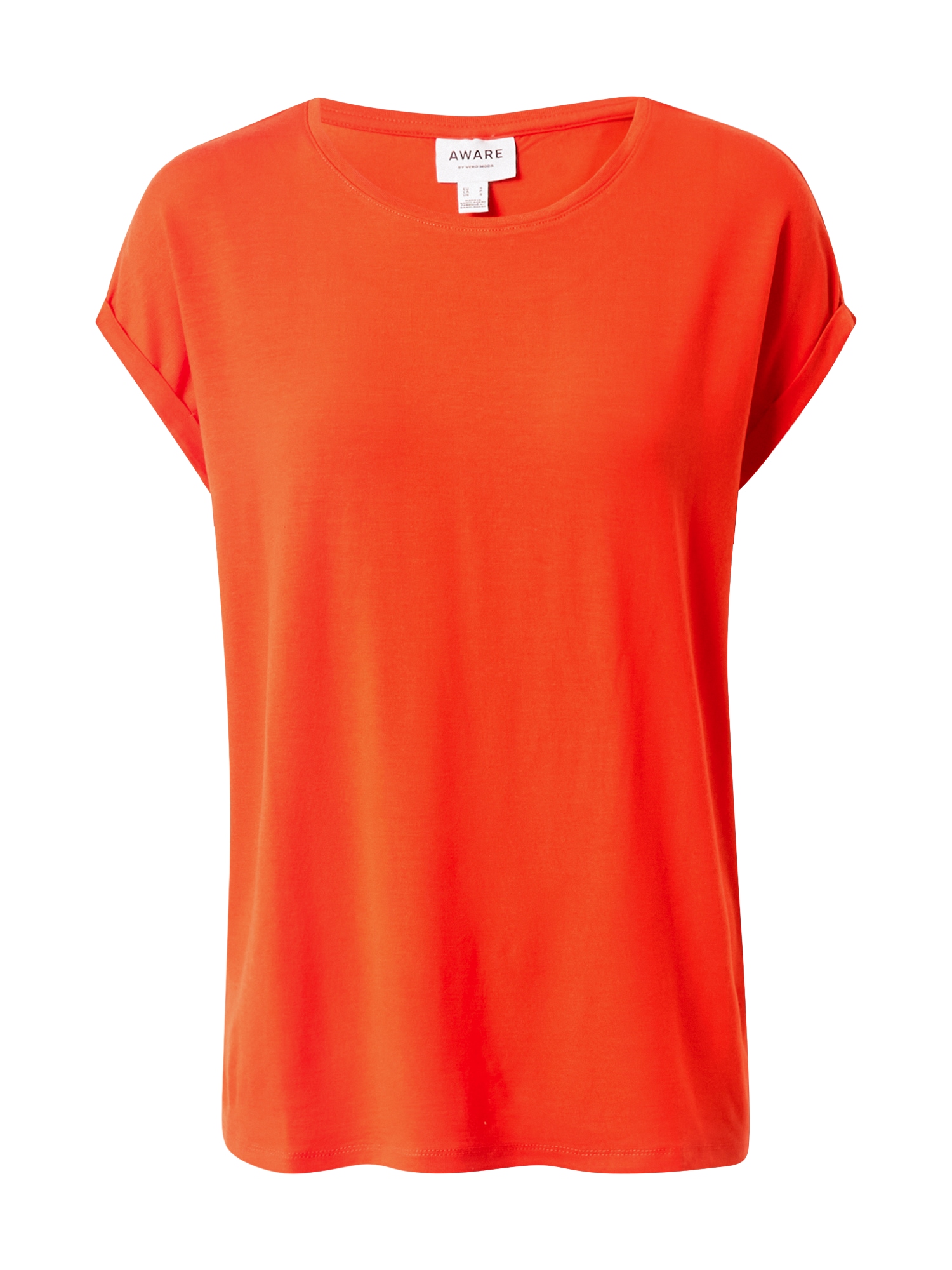 VERO MODA Majica 'AVA '  oranžno rdeča