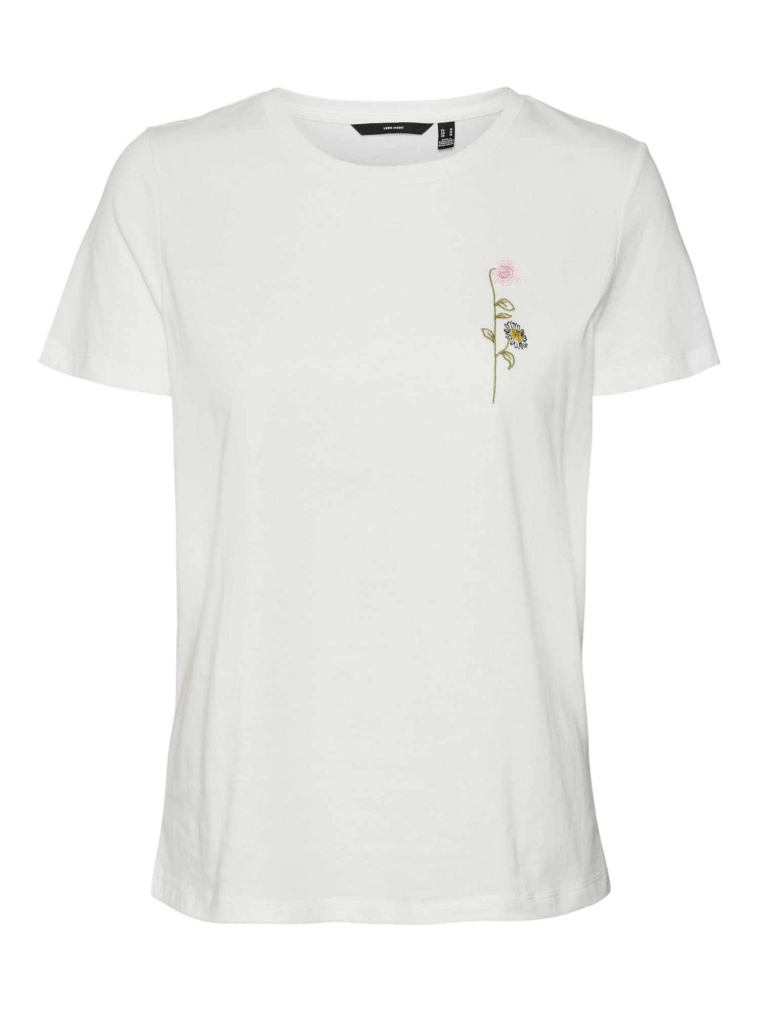 VERO MODA Majica 'BLIAFRANCIS'  kari / oliva / roza / črna / bela