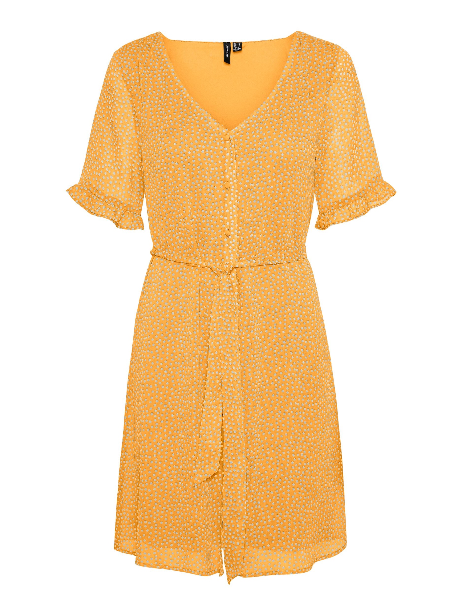 VERO MODA Obleka 'Caro'  voda / žafran