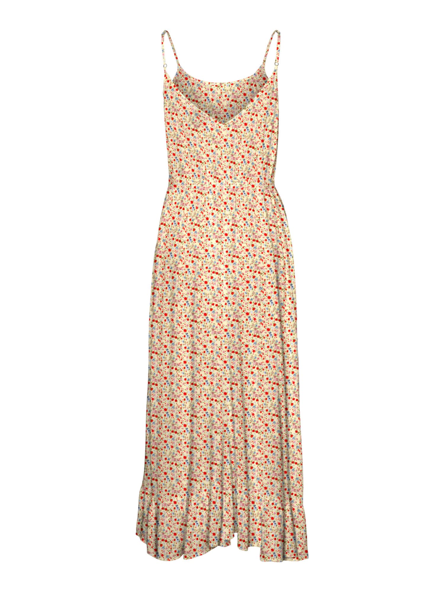 VERO MODA Obleka 'Easy'  dimno modra / svetlo rumena / temno zelena / staro roza / rdeča