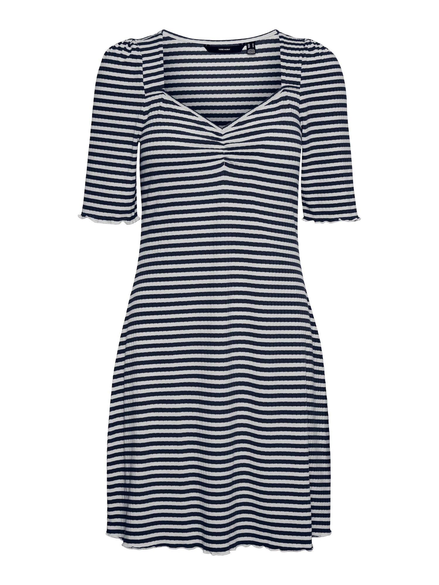 VERO MODA Obleka 'Gabi'  mornarska / bela