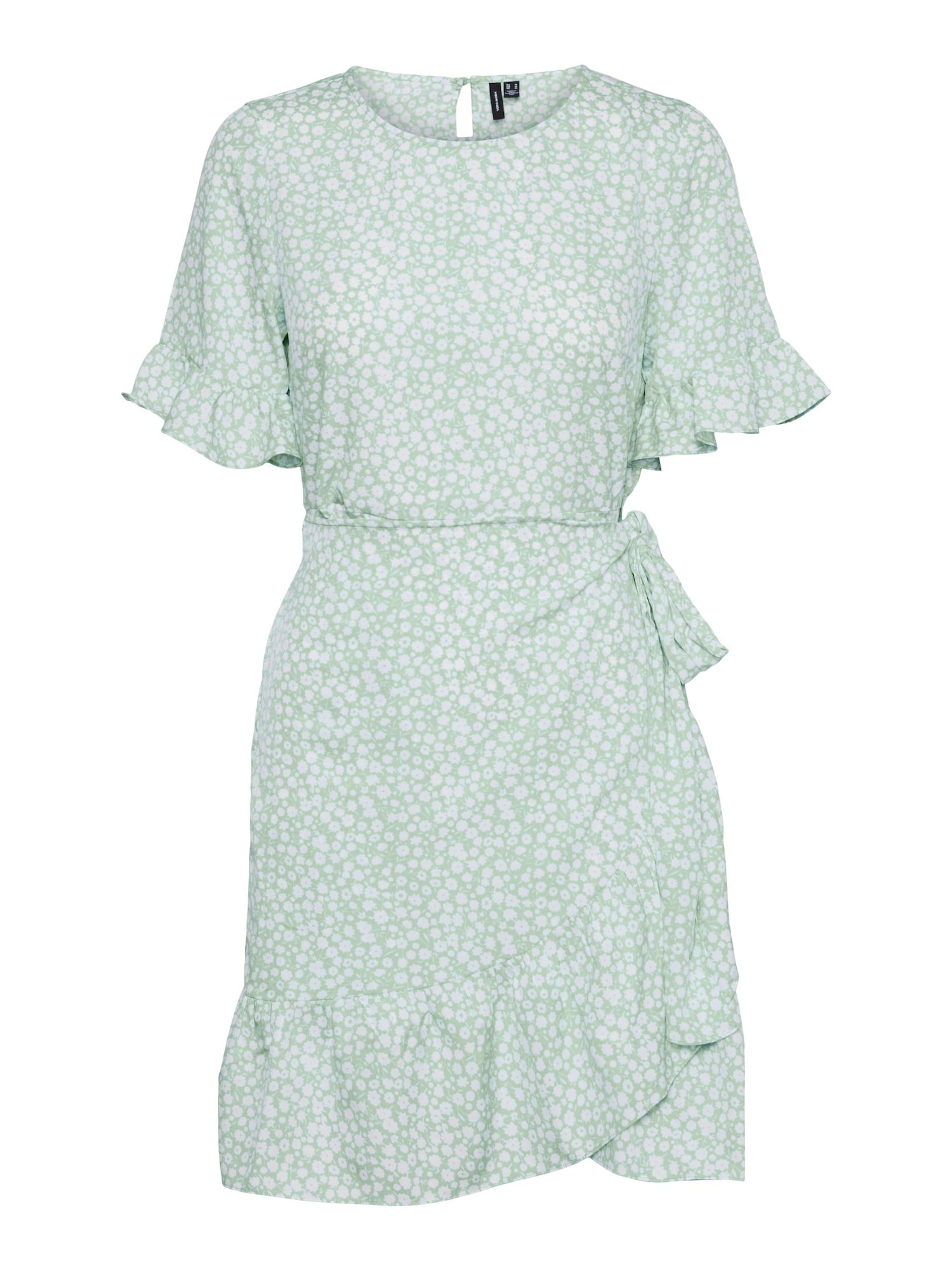 VERO MODA Obleka 'Henna'  meta / bela