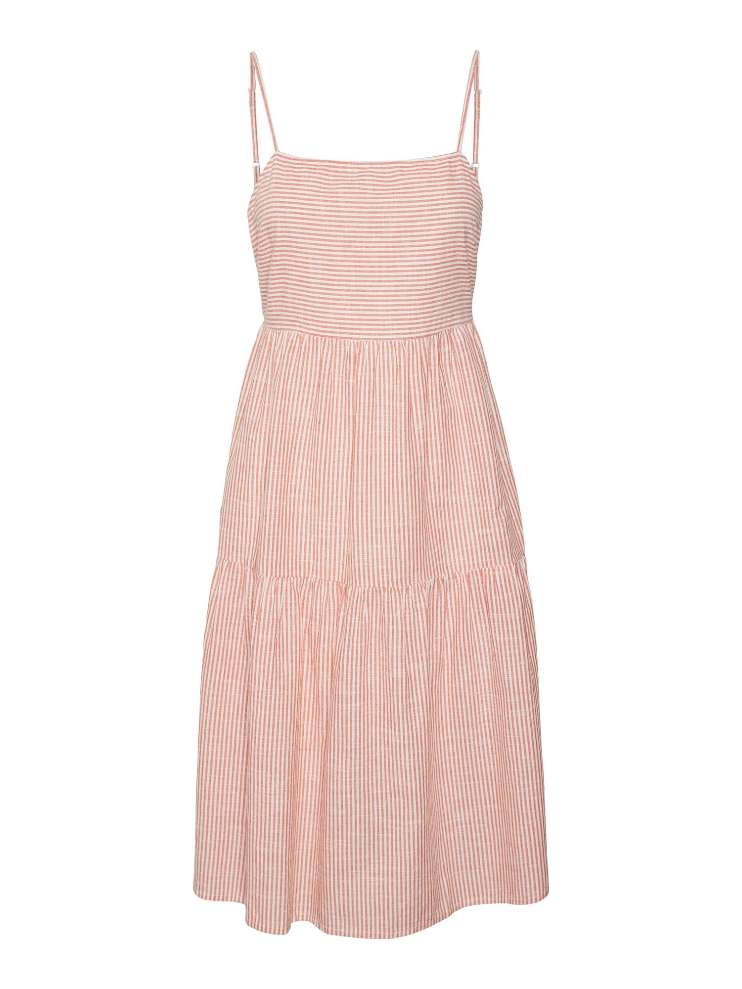 VERO MODA Obleka 'Jily'  roza / bela