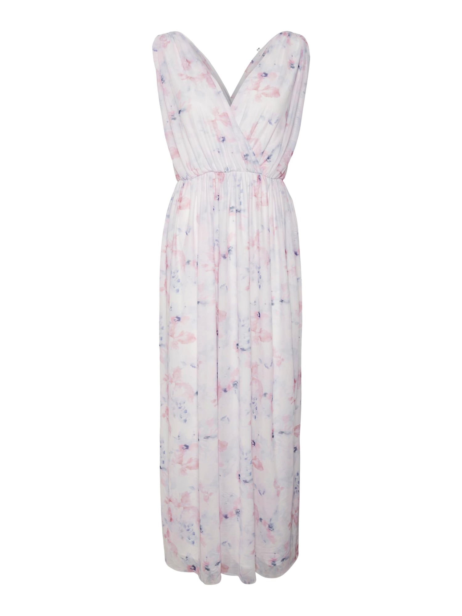 VERO MODA Obleka 'Rey'  safir / roza / naravno bela