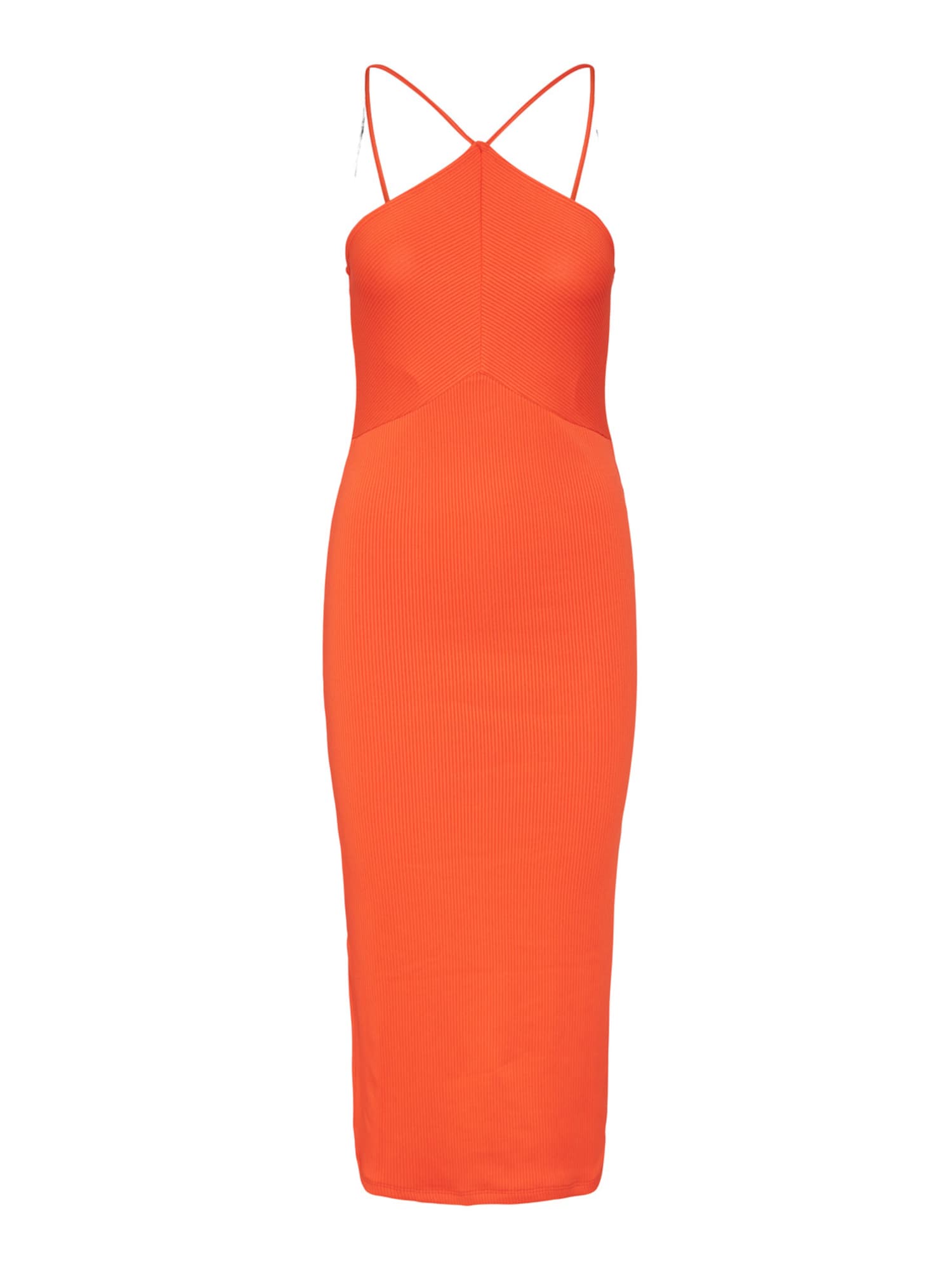 VERO MODA Obleka 'URIA MIMI'  oranžna