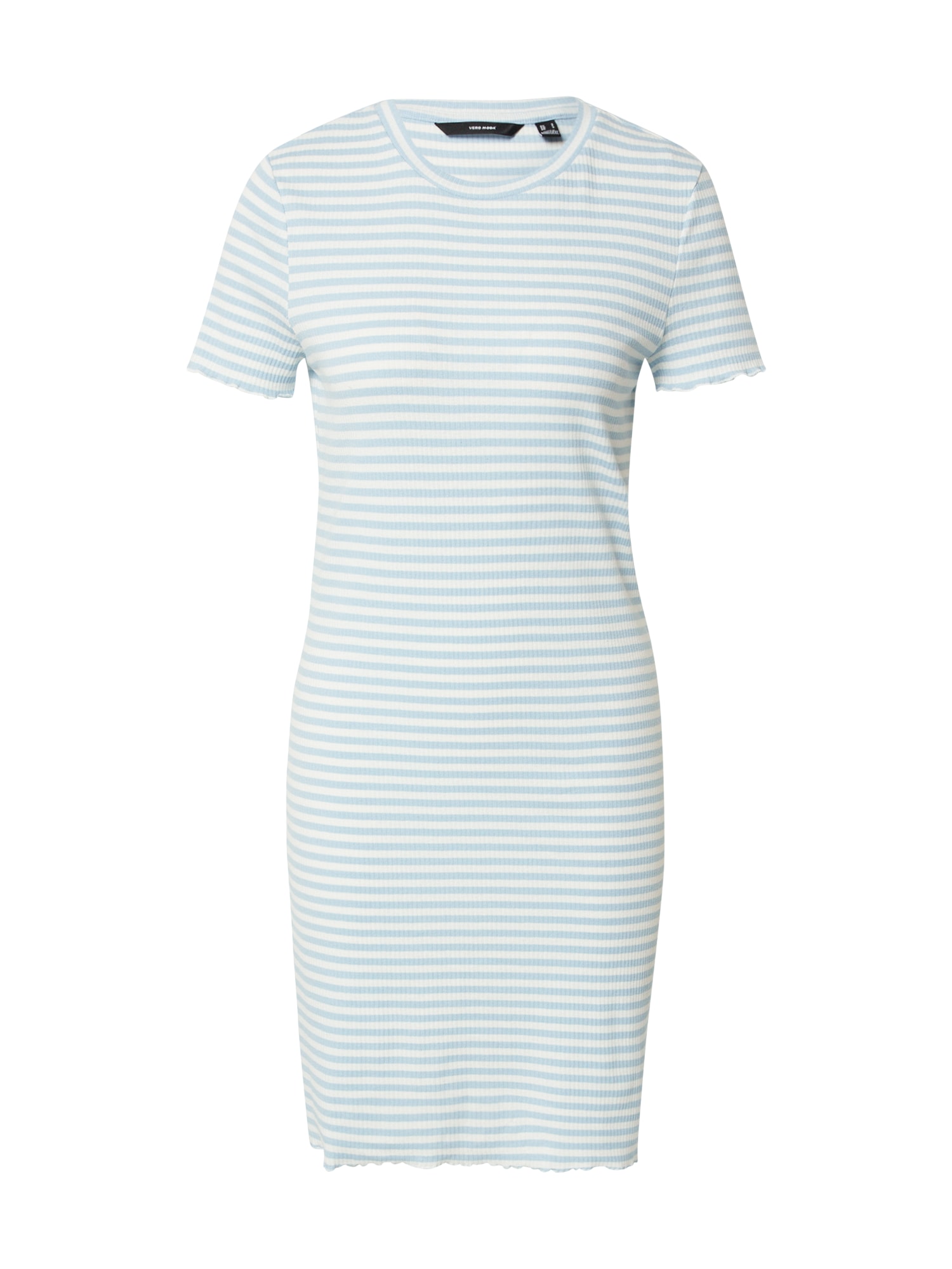 VERO MODA Obleka 'VIO'  svetlo modra / bela