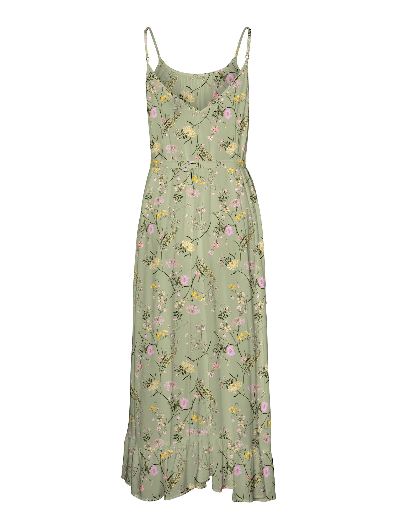 VERO MODA Obleka  pastelno zelena / mešane barve