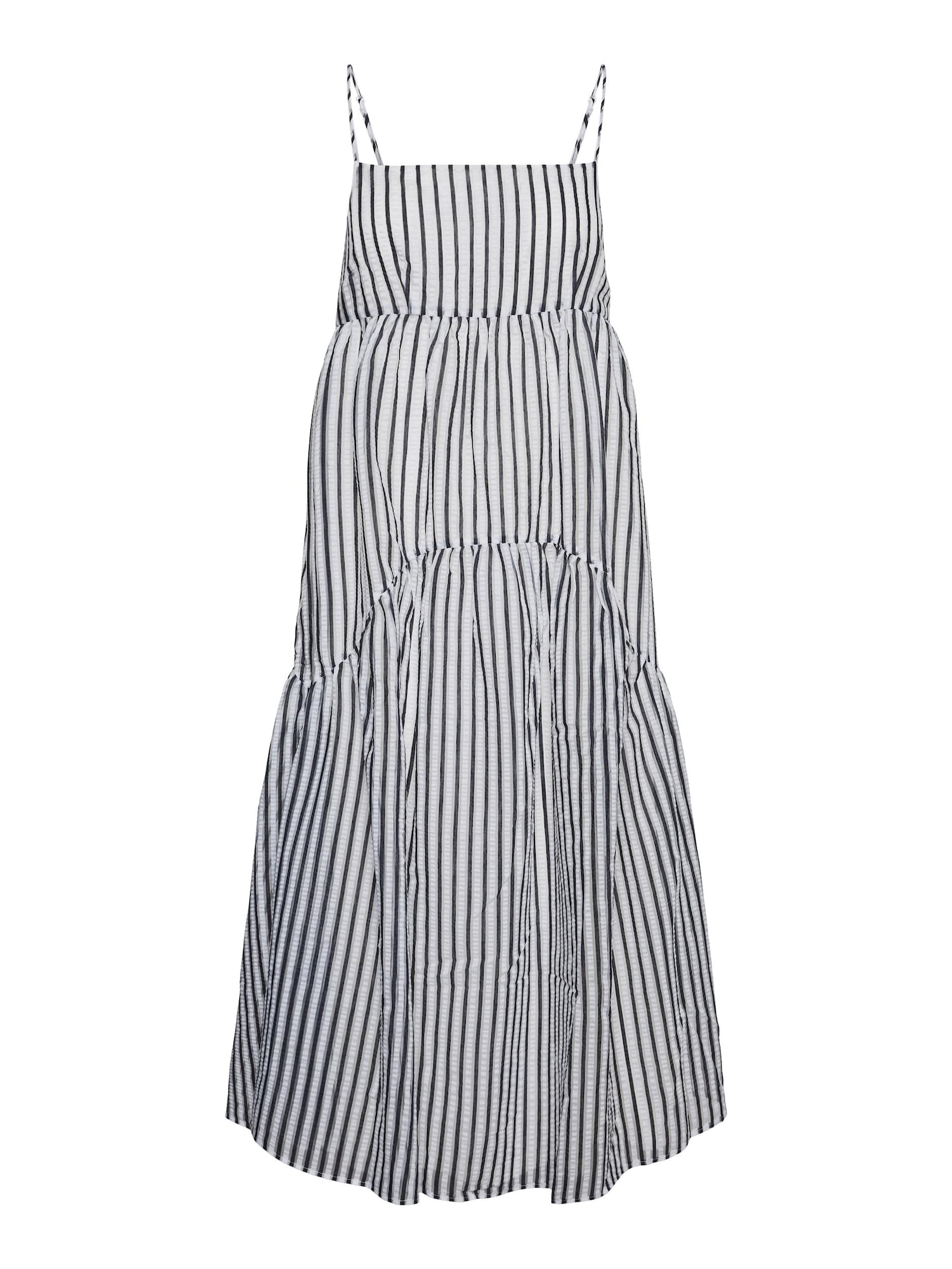 VERO MODA Poletna obleka 'Ophelia'  mornarska / bela