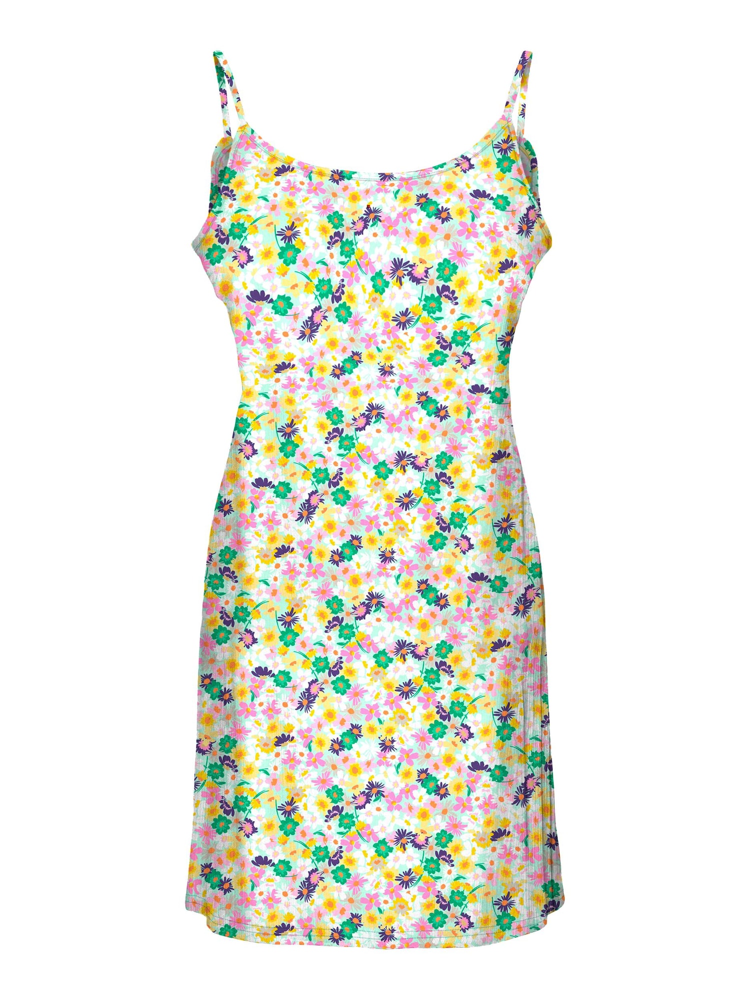 VERO MODA Poletna obleka  rumena / zelena / roza / bela