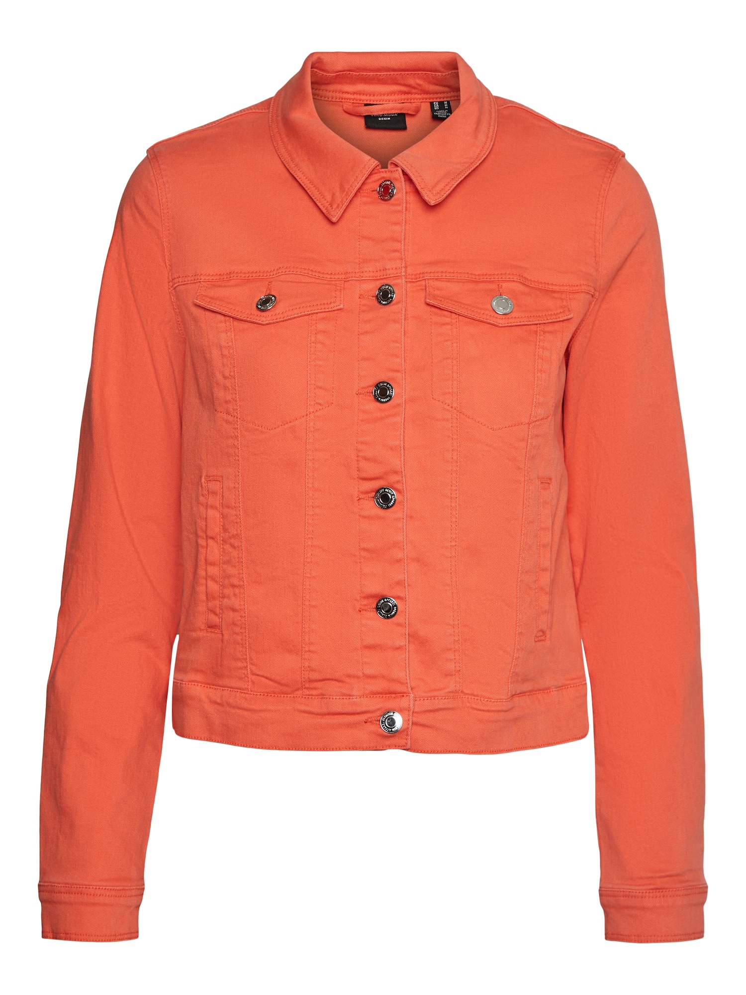 VERO MODA Prehodna jakna 'Hot Soya'  temno oranžna