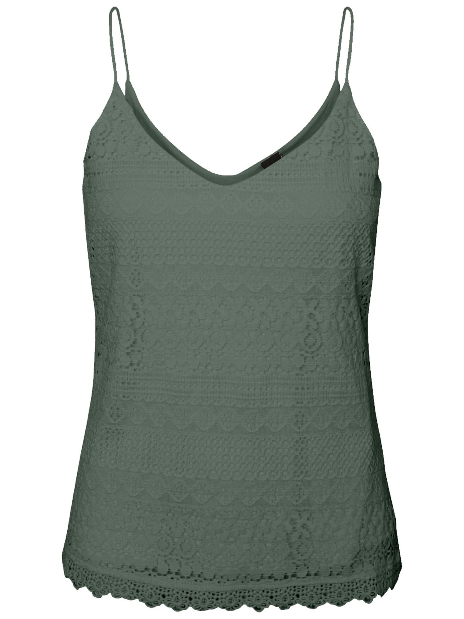 VERO MODA Top 'Honey'  temno zelena