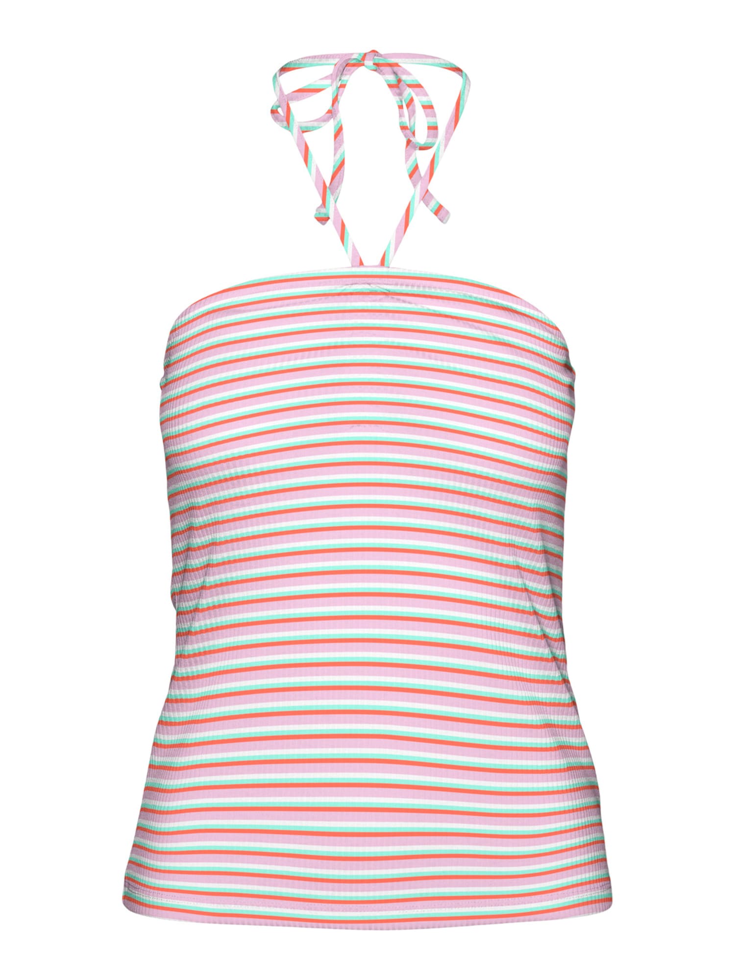 VERO MODA Top 'Tica'  neonsko modra / mauve / rdeča / bela
