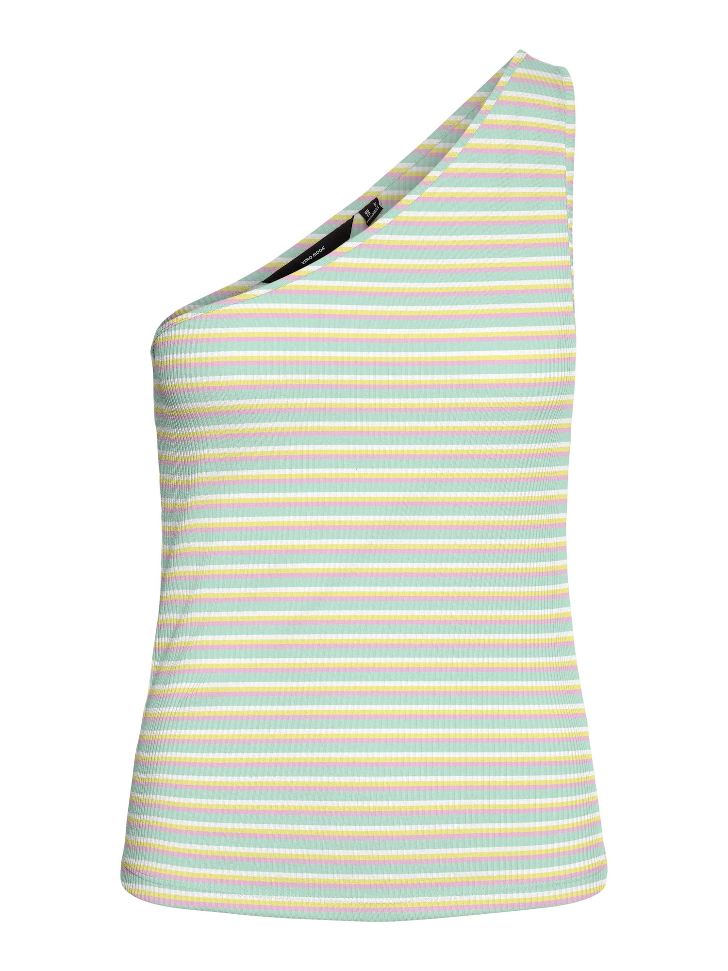 VERO MODA Top 'Tica'  rumena / zelena / temno zelena / lila / bela