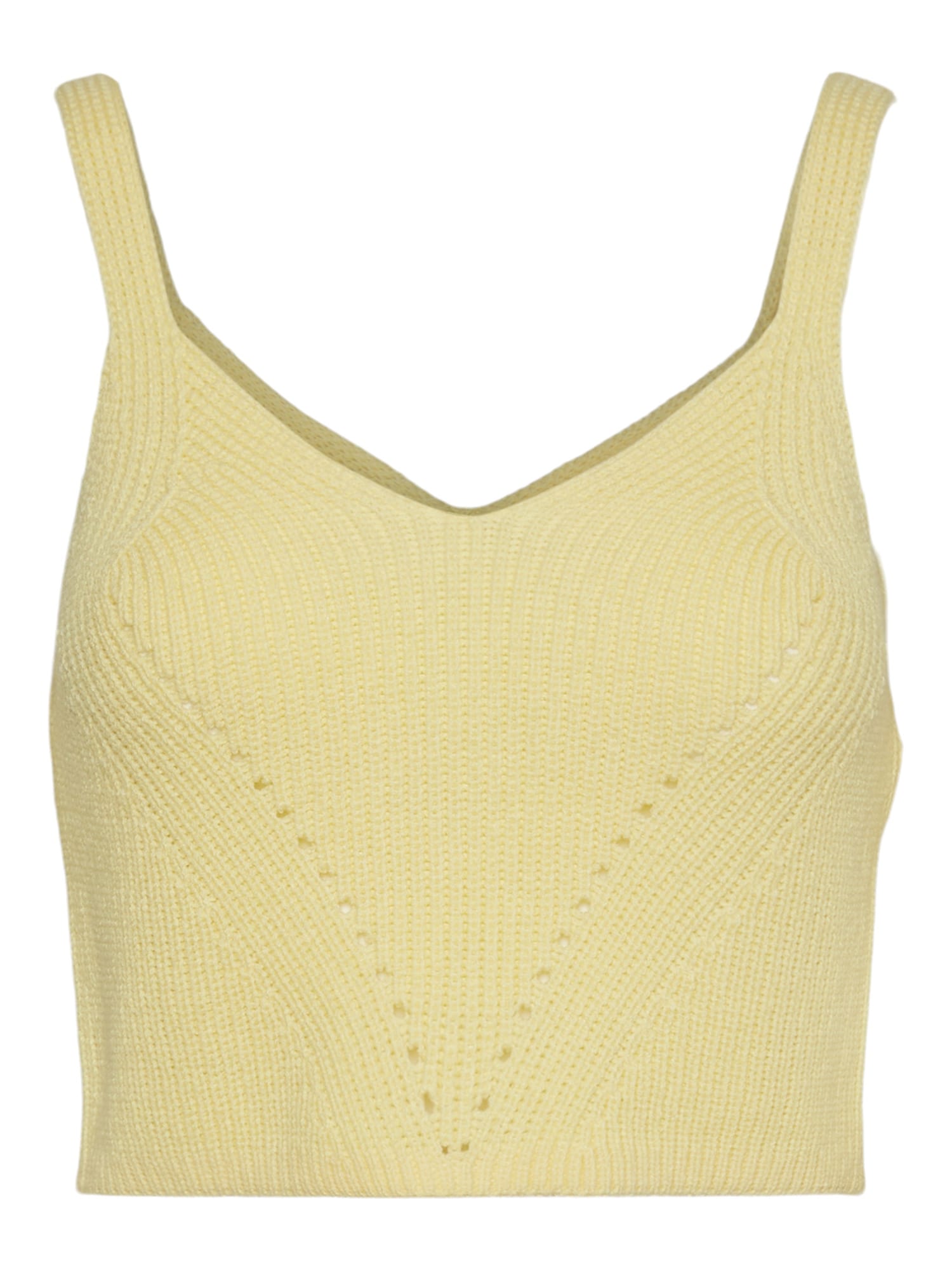 VERO MODA Top z naramnicami 'Henja'  rumena