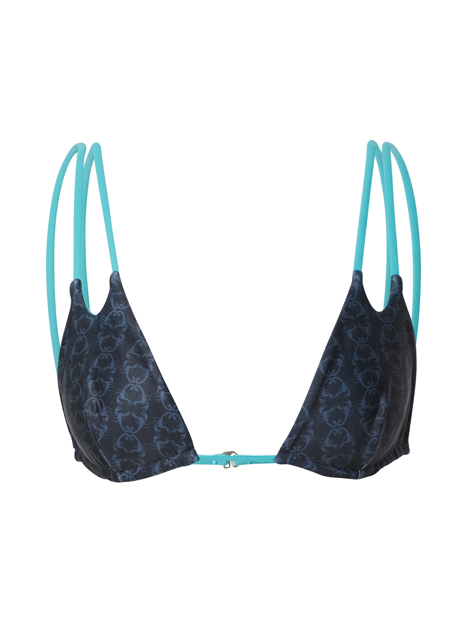 VIERVIER Bikini zgornji del 'Jody'  modra / turkizna / črna