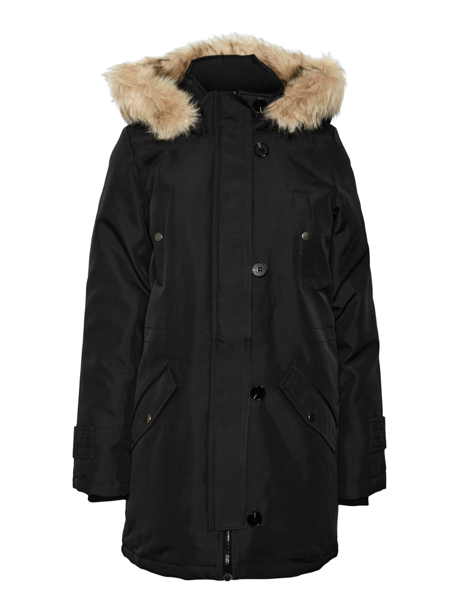 Vero Moda Curve Zimski plašč  črna