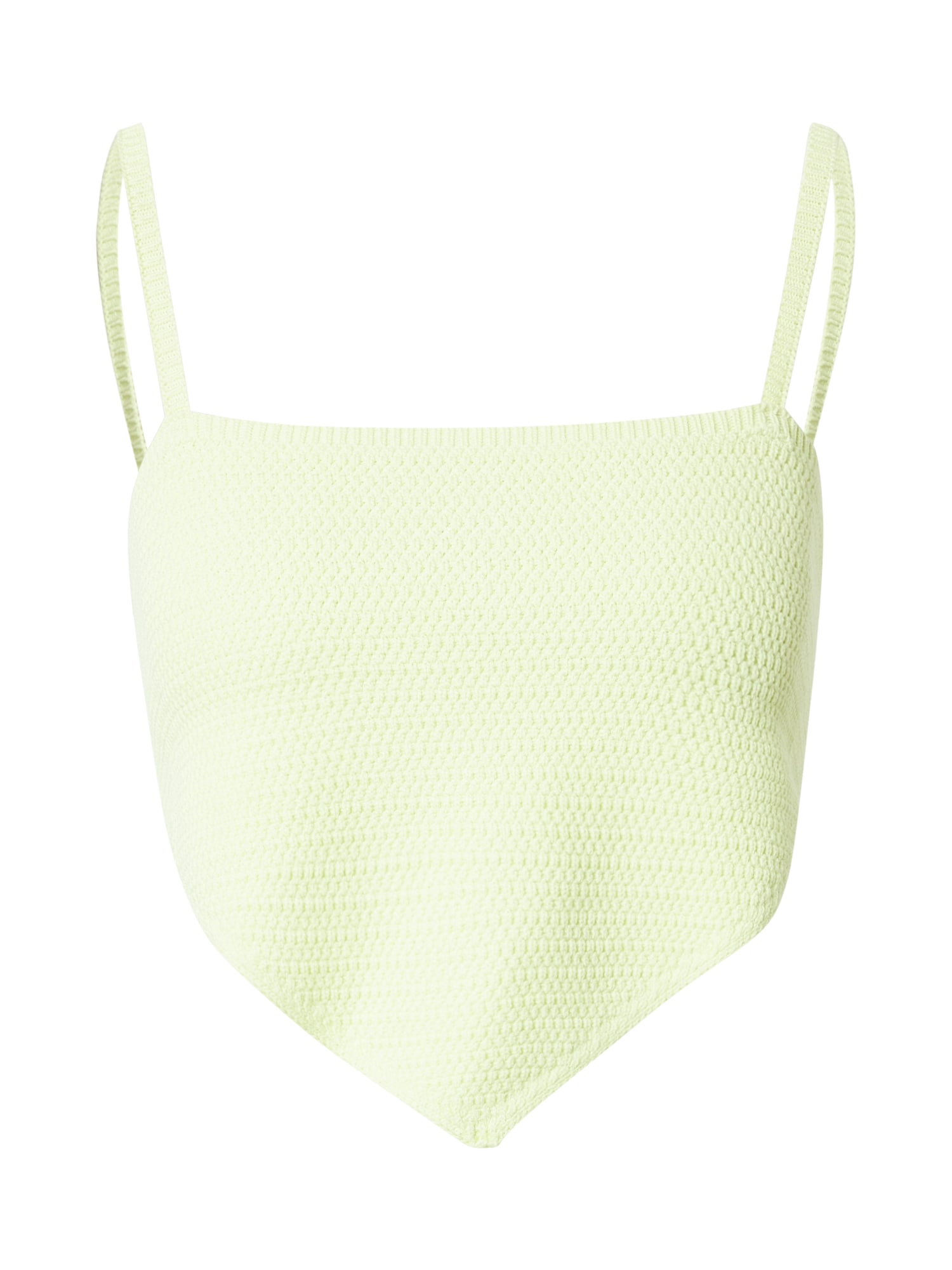 WEEKDAY Top z naramnicami 'Bay'  svetlo zelena