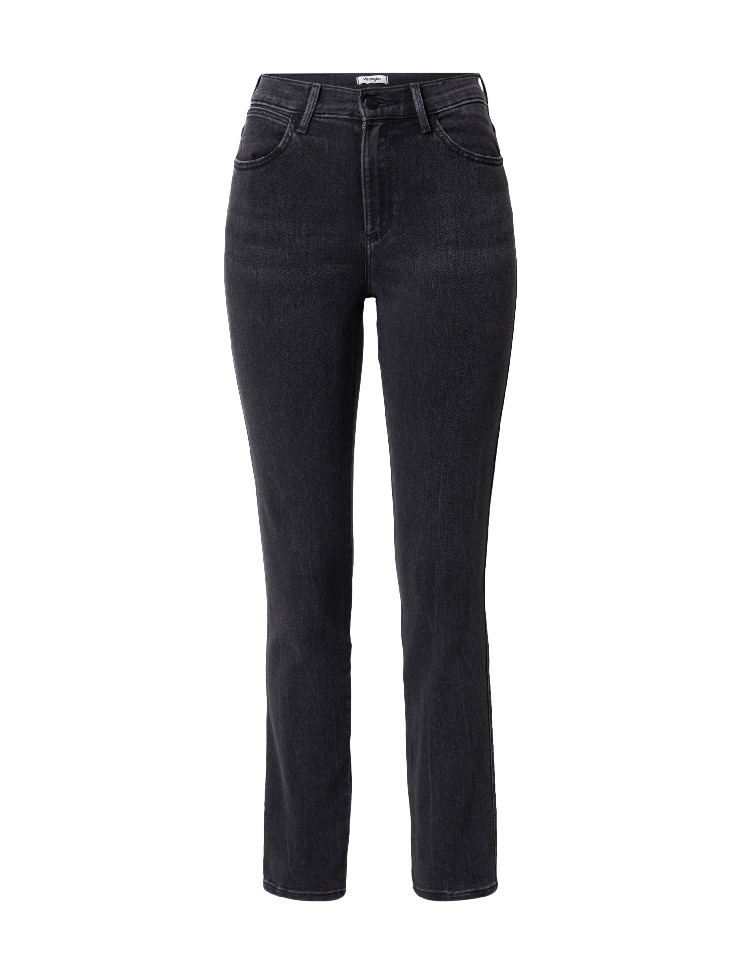WRANGLER Kavbojke  črn denim