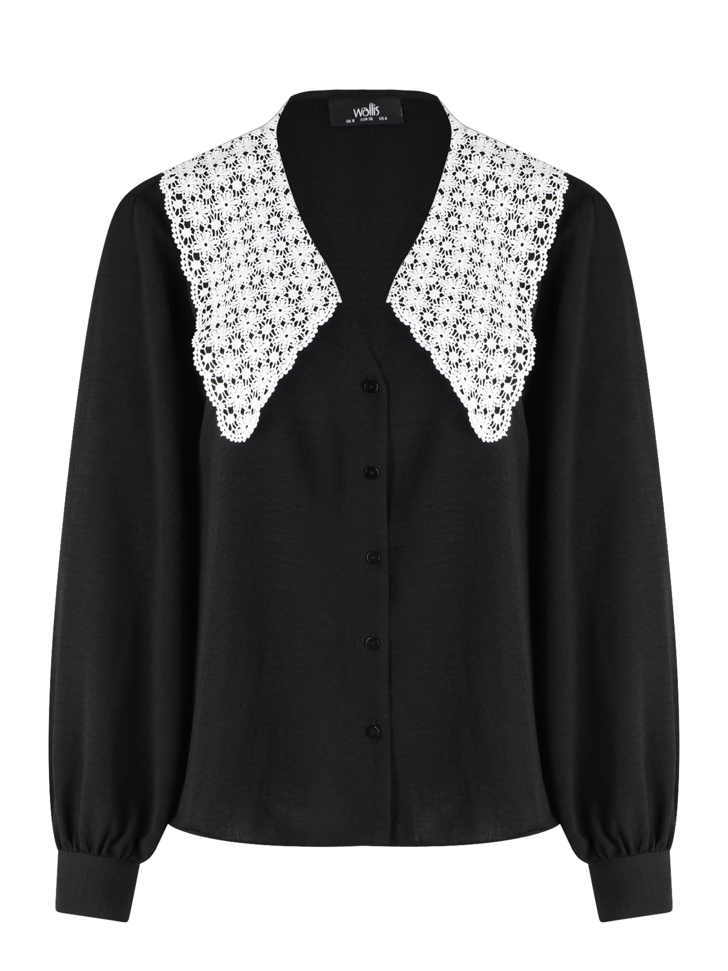 Wallis Bluza  črna / bela