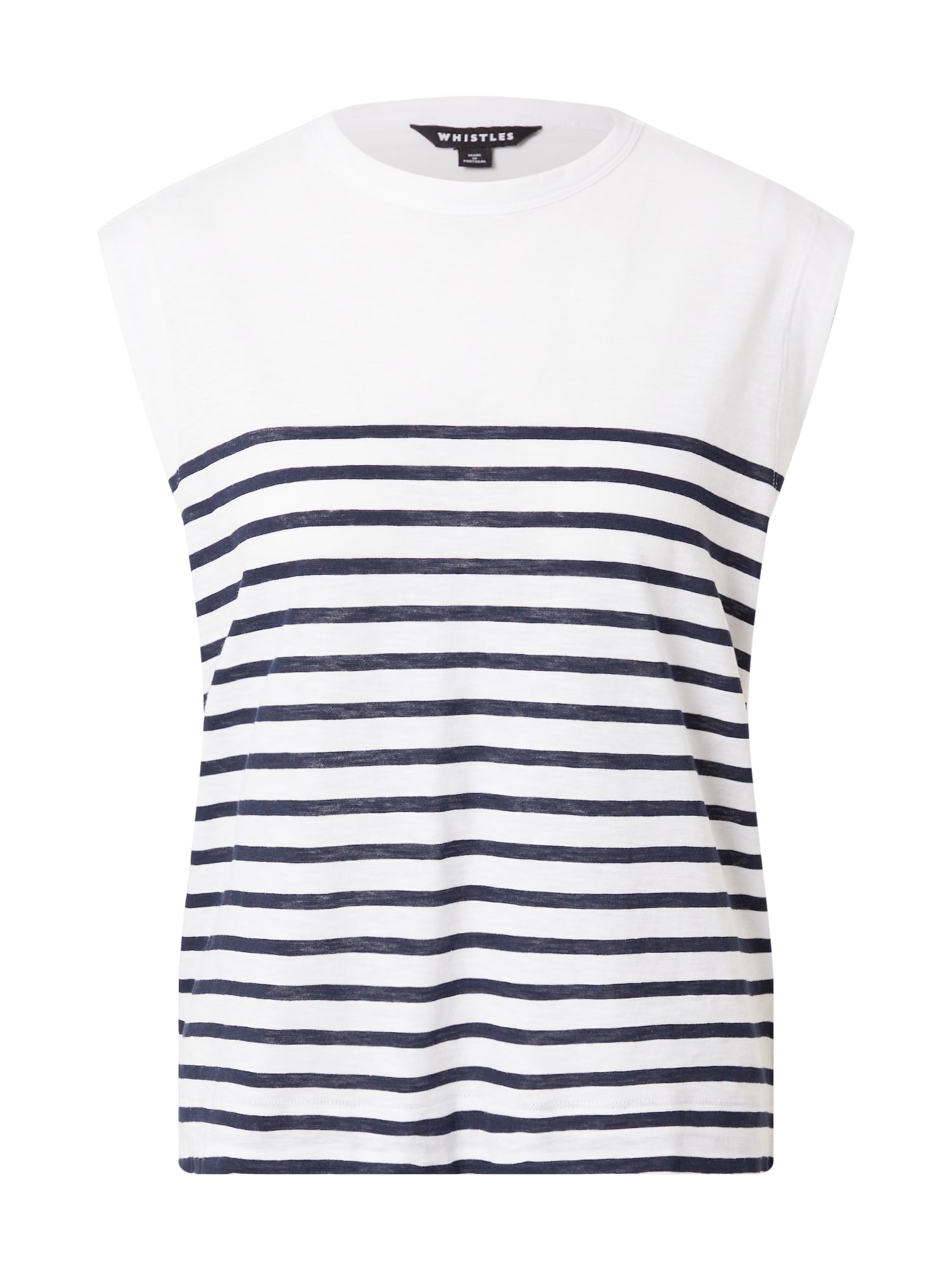 Whistles Top 'BRETON'  mornarska / bela