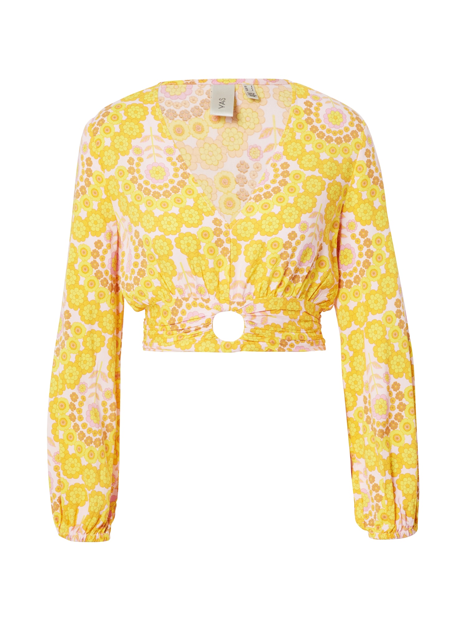 Y.A.S Bluza 'PETAL'  rjava / rumena / svetlo rumena / roza / bela
