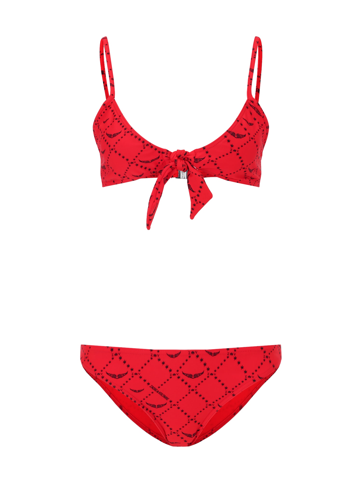 Zadig & Voltaire Bikini  rdeča / črna