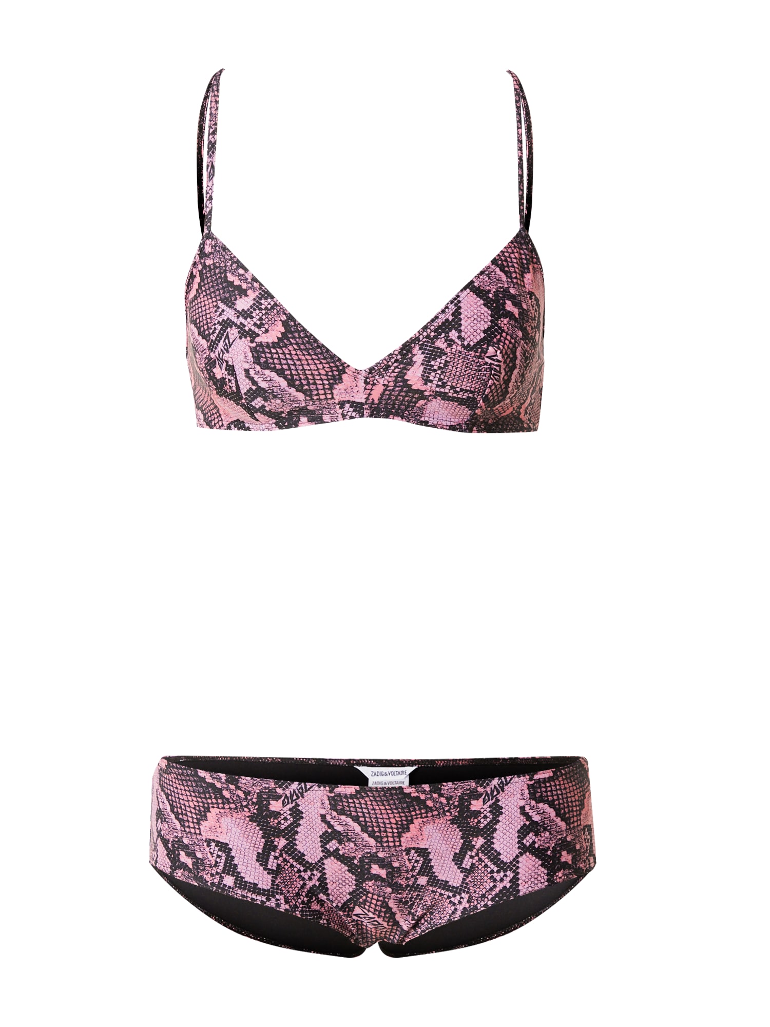Zadig & Voltaire Bikini  roza / črna
