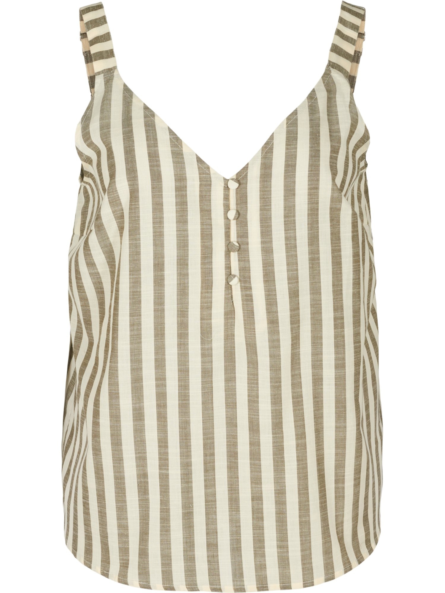 Zizzi Top 'Meliza'  kremna / zelena