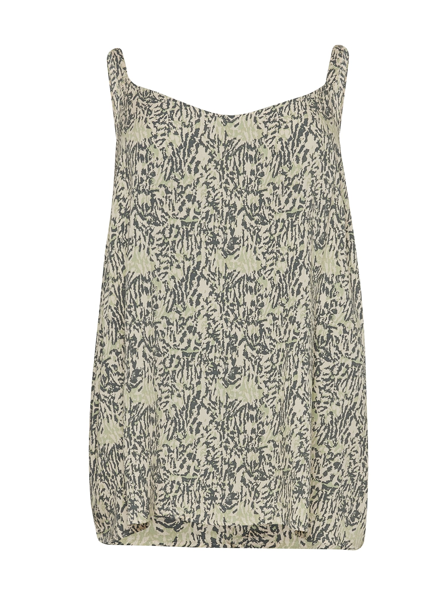 Zizzi Top 'WISMA'  pastelno modra / jabolko / temno zelena