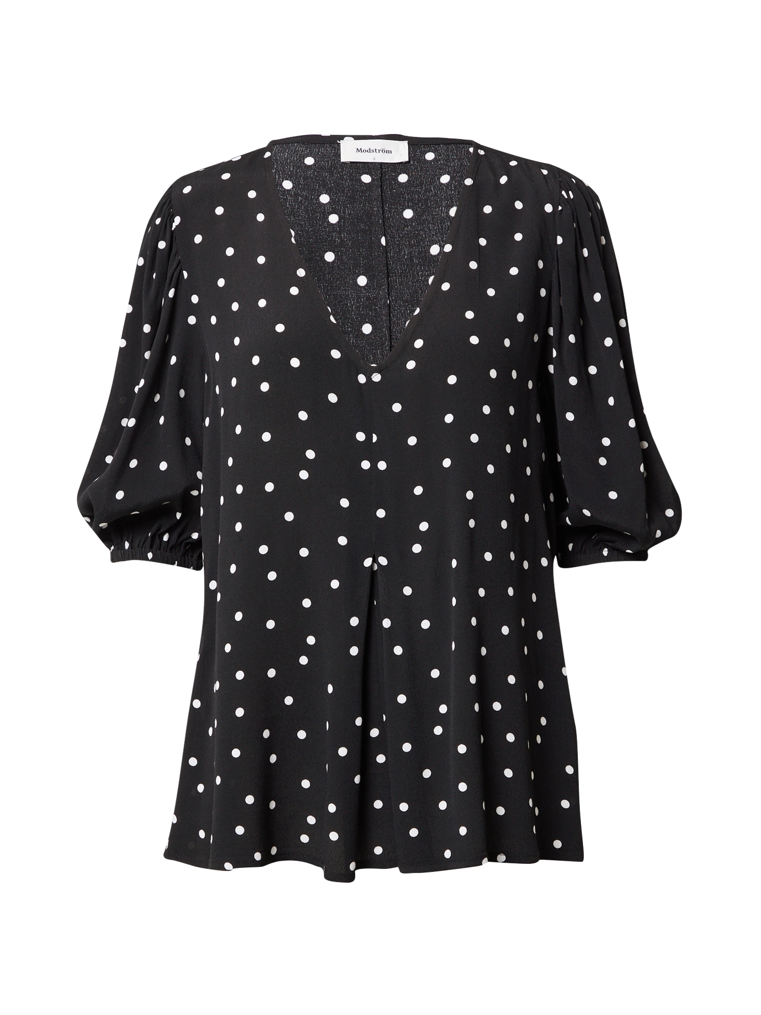 modström Bluza 'Ridder'  črna / bela