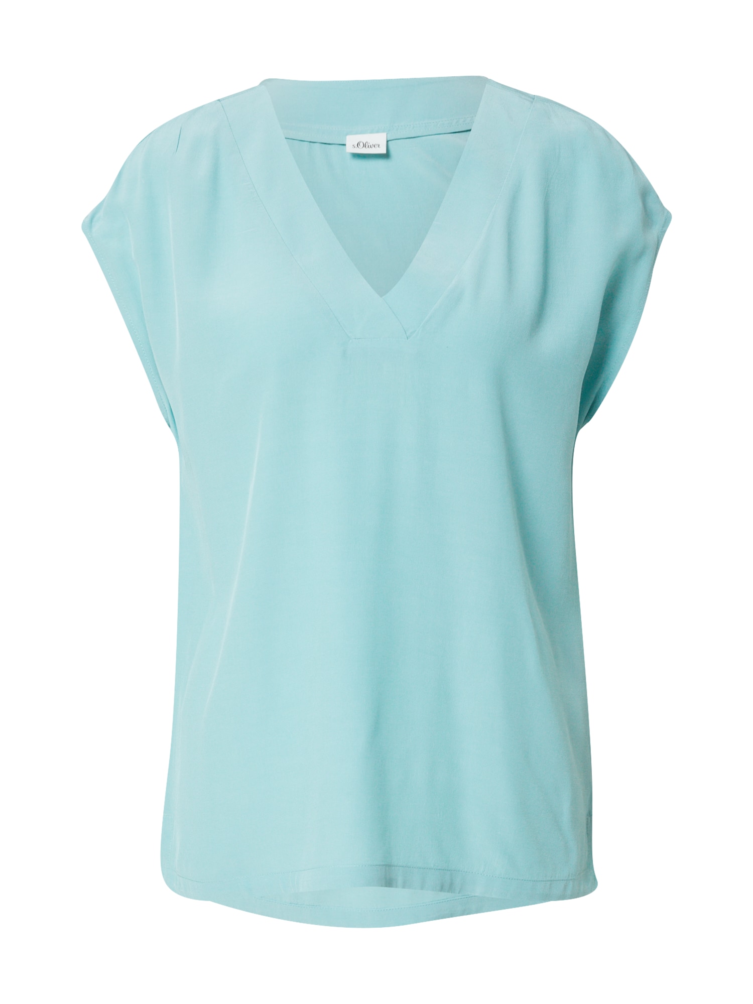s.Oliver BLACK LABEL Bluza  svetlo modra