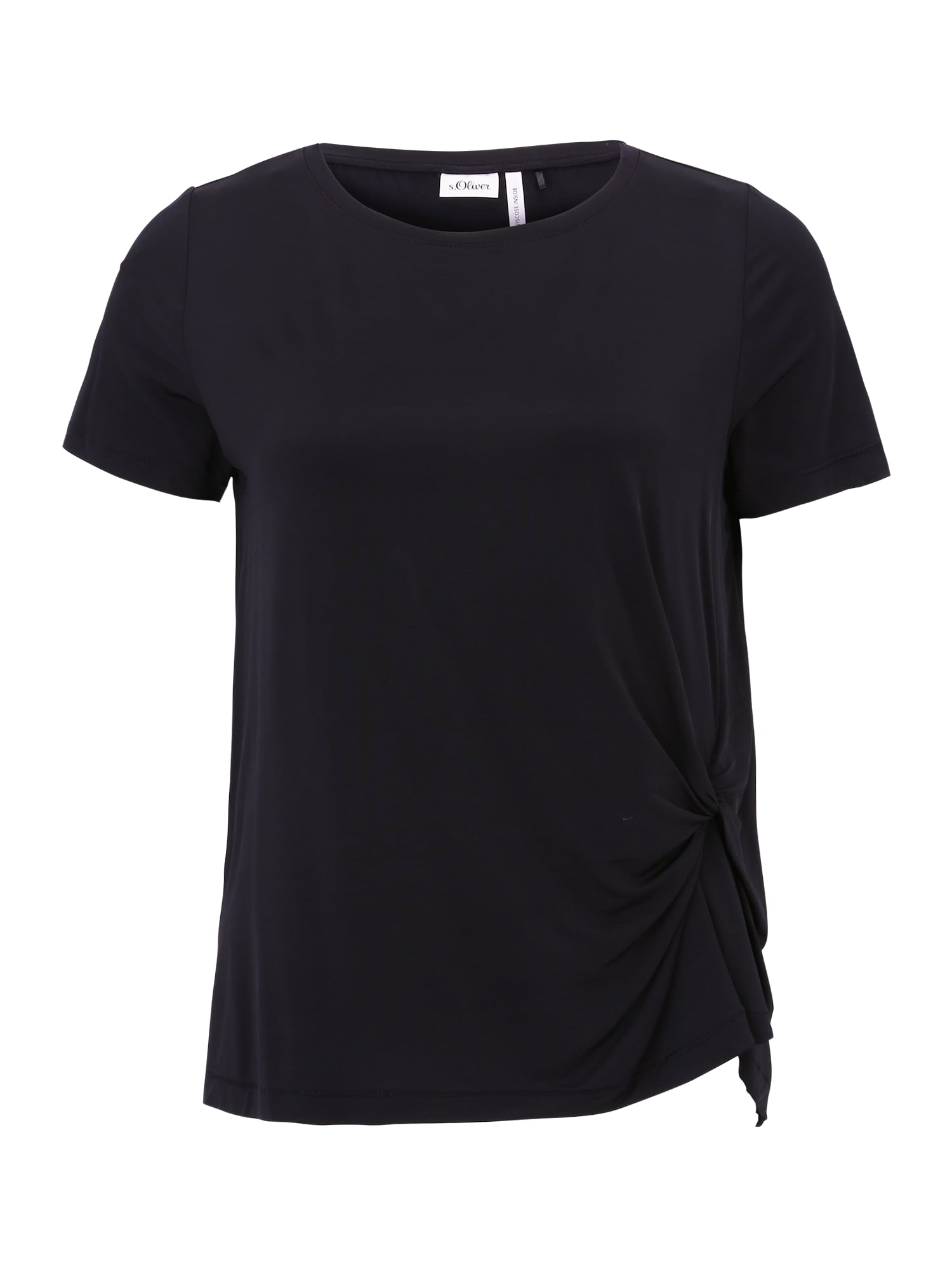 s.Oliver BLACK LABEL Majica  črna