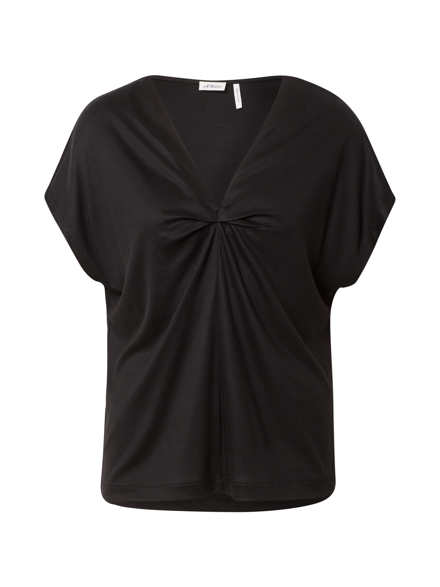 s.Oliver BLACK LABEL Majica  črna