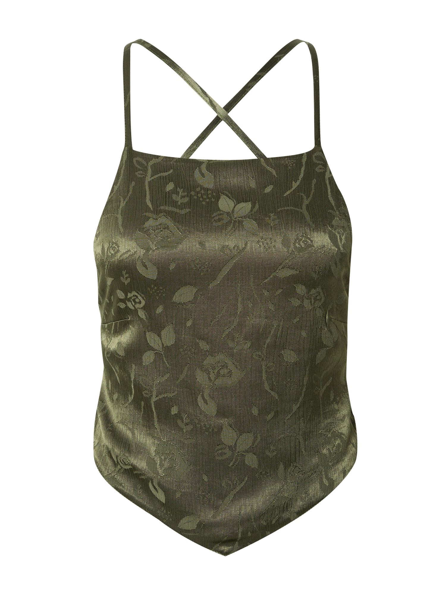 A LOT LESS Top 'Rachel'  temno zelena