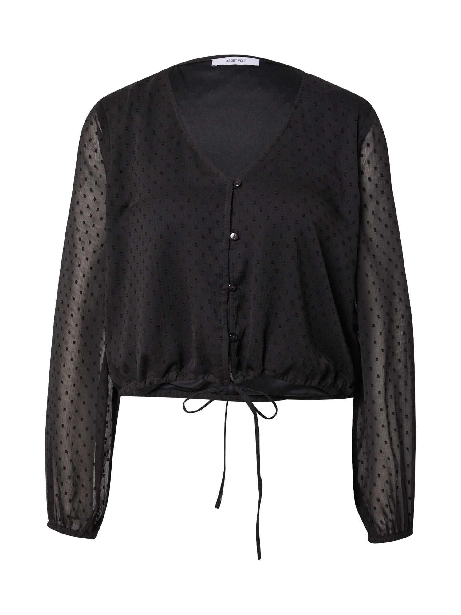 ABOUT YOU Bluza 'Hailey'  črna