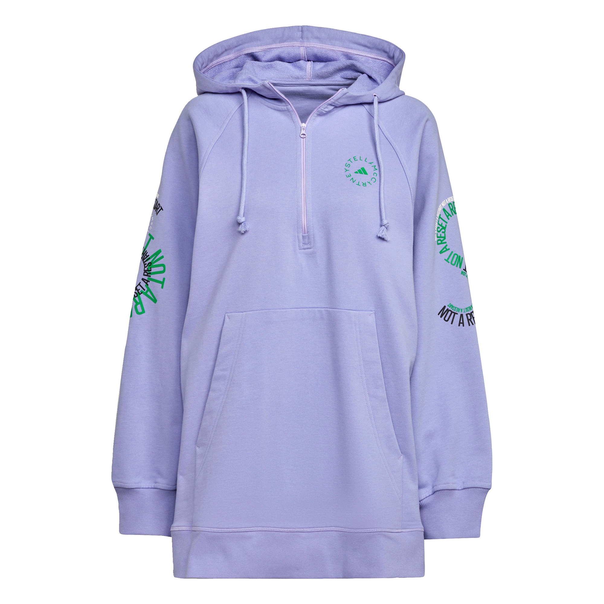 ADIDAS BY STELLA MCCARTNEY Športna majica  travnato zelena / svetlo lila / črna / bela