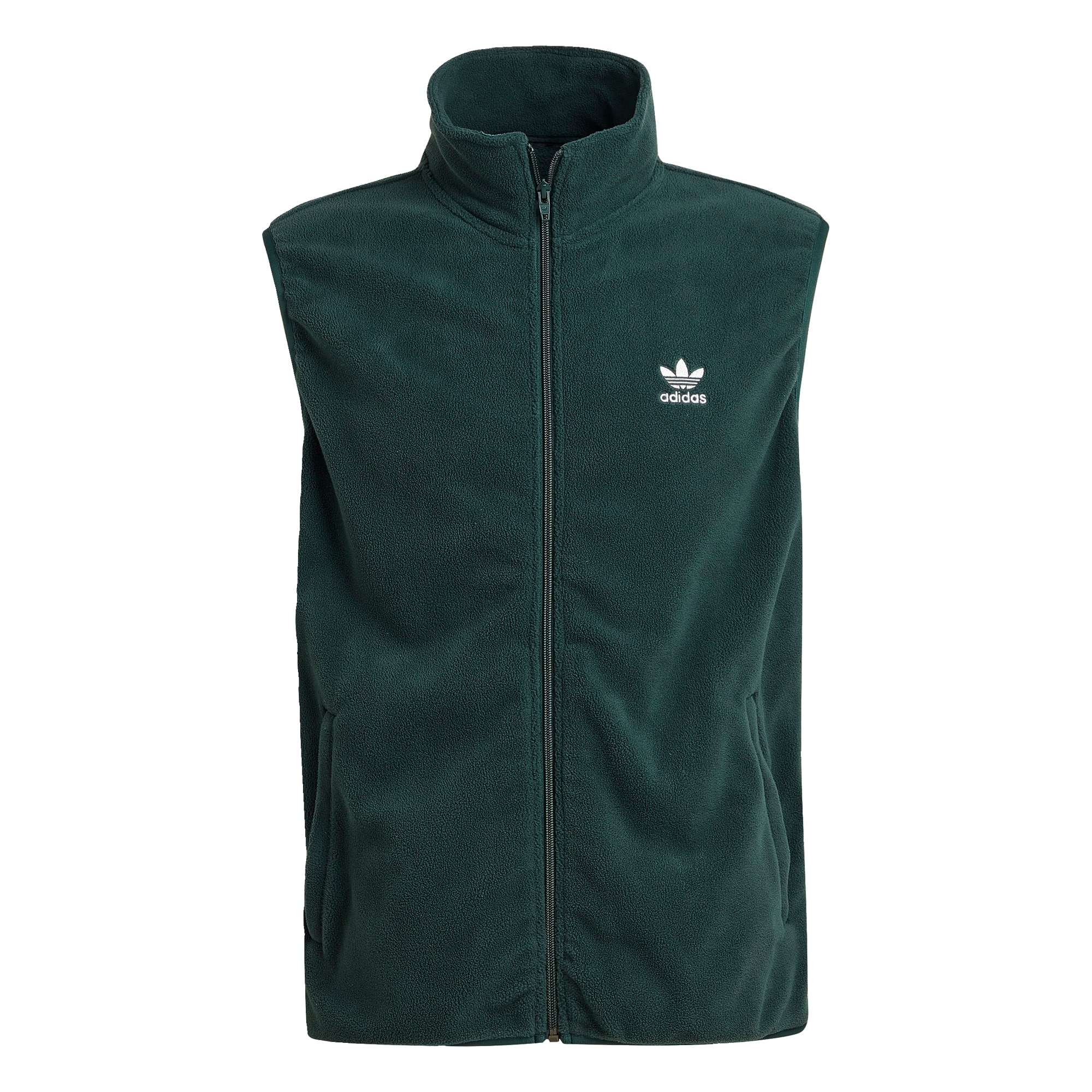 ADIDAS ORIGINALS Brezrokavnik  svetlo siva / temno zelena