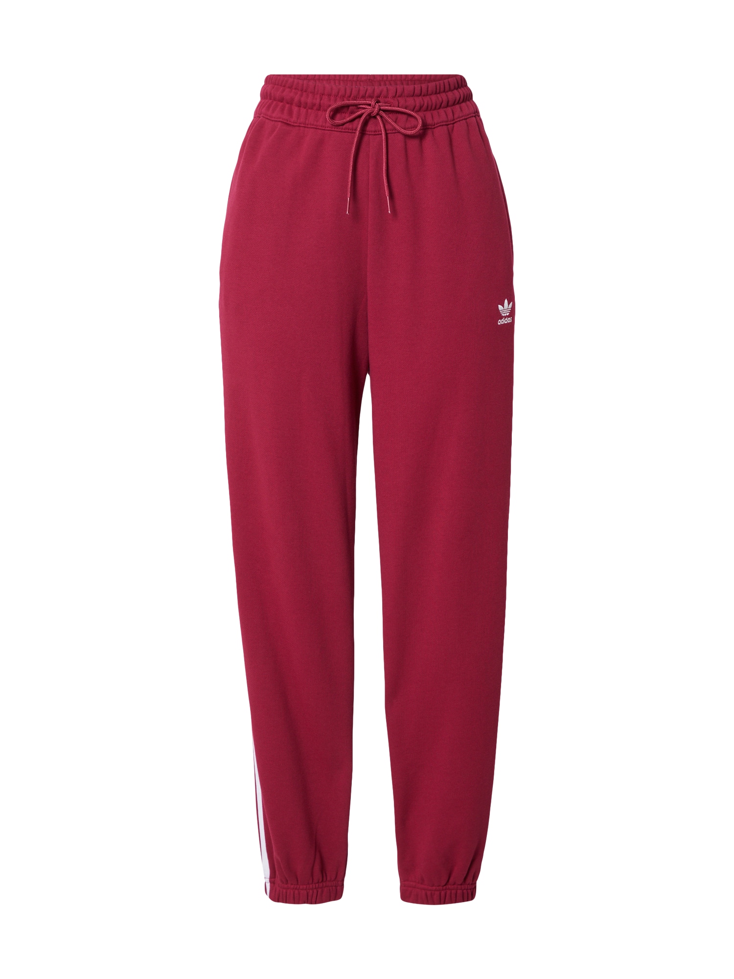 ADIDAS ORIGINALS Hlače  burgund / bela