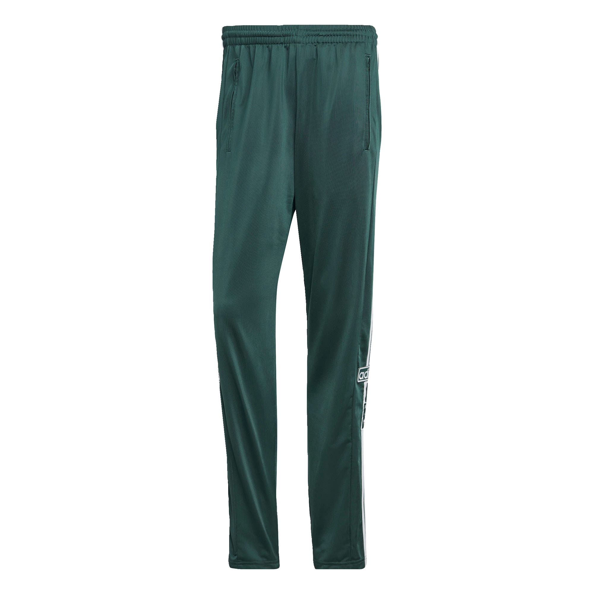 ADIDAS ORIGINALS Hlače  temno zelena / bela