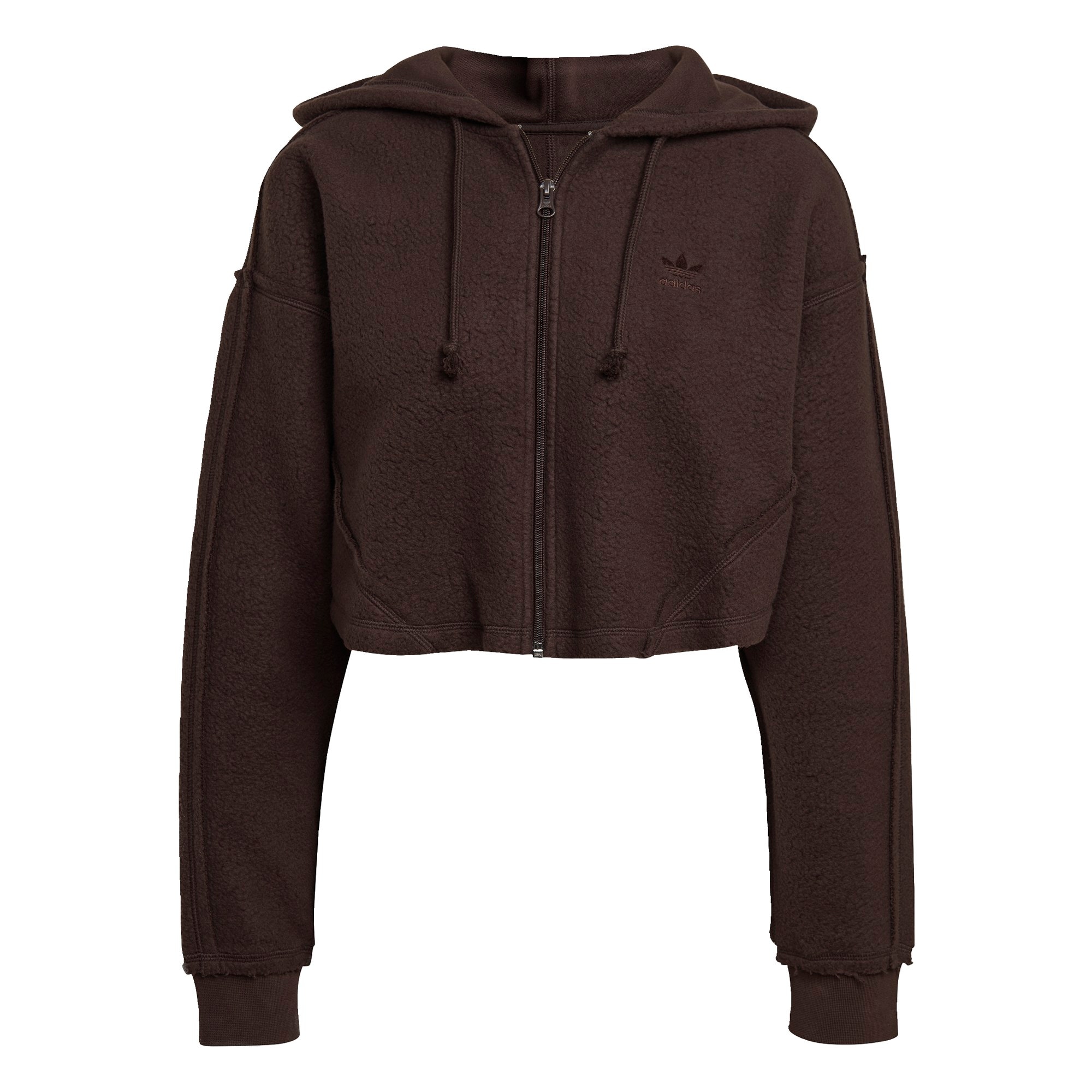 ADIDAS ORIGINALS Jopa na zadrgo  temno rjava