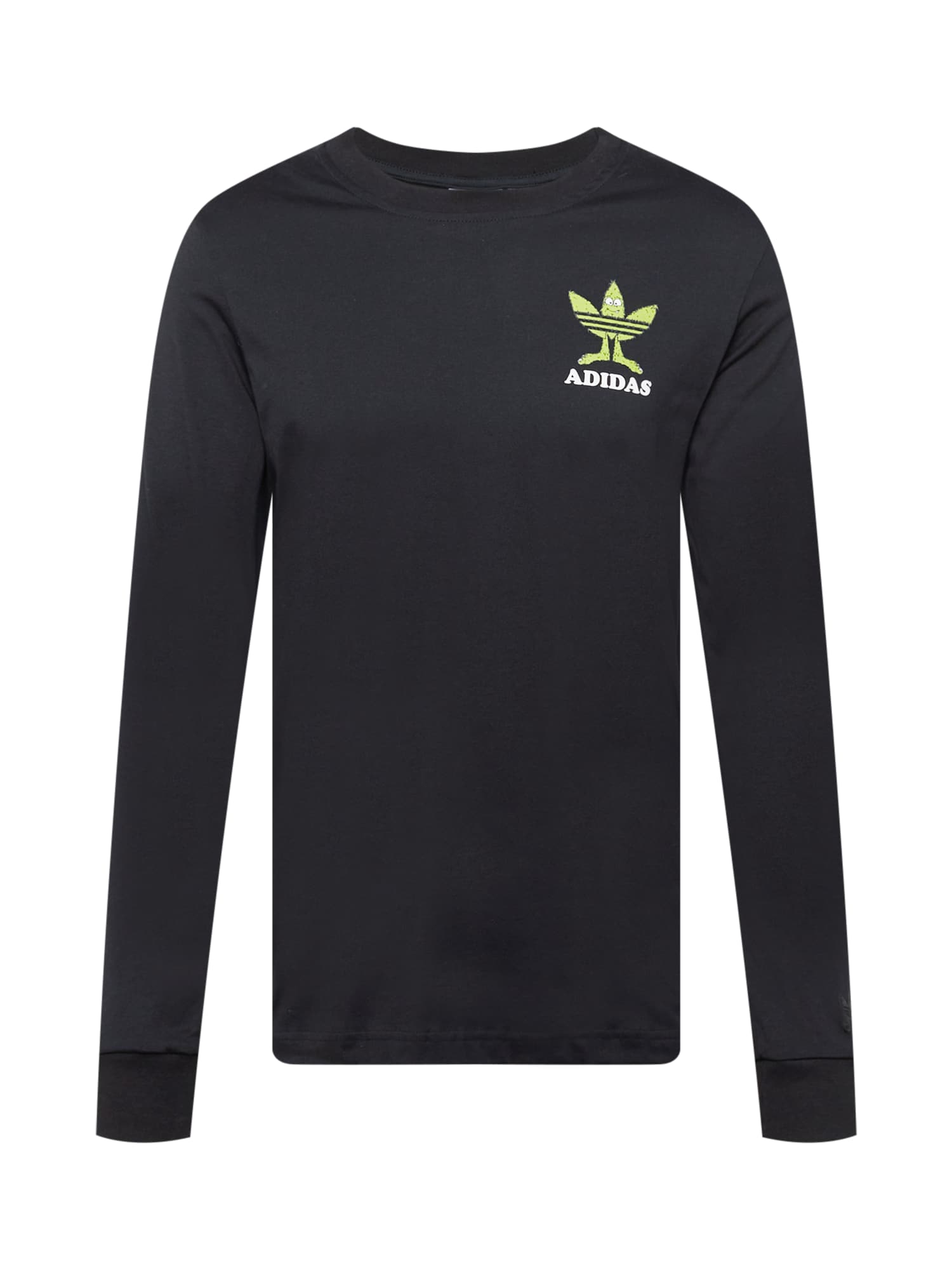 ADIDAS ORIGINALS Majica 'FUN'  svetlo zelena / črna / bela