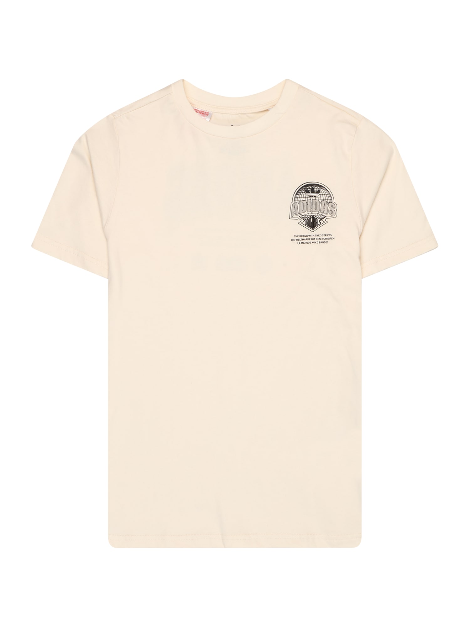 ADIDAS ORIGINALS Majica  bež / črna