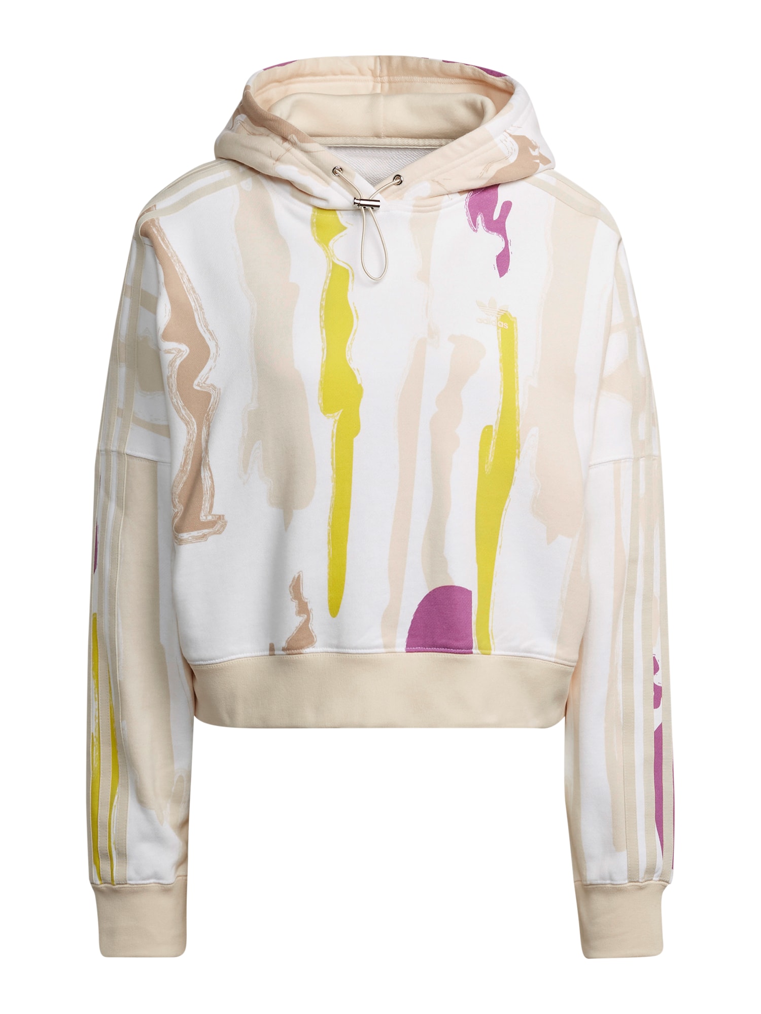 ADIDAS ORIGINALS Majica  bež / rumena / temno liila / bela