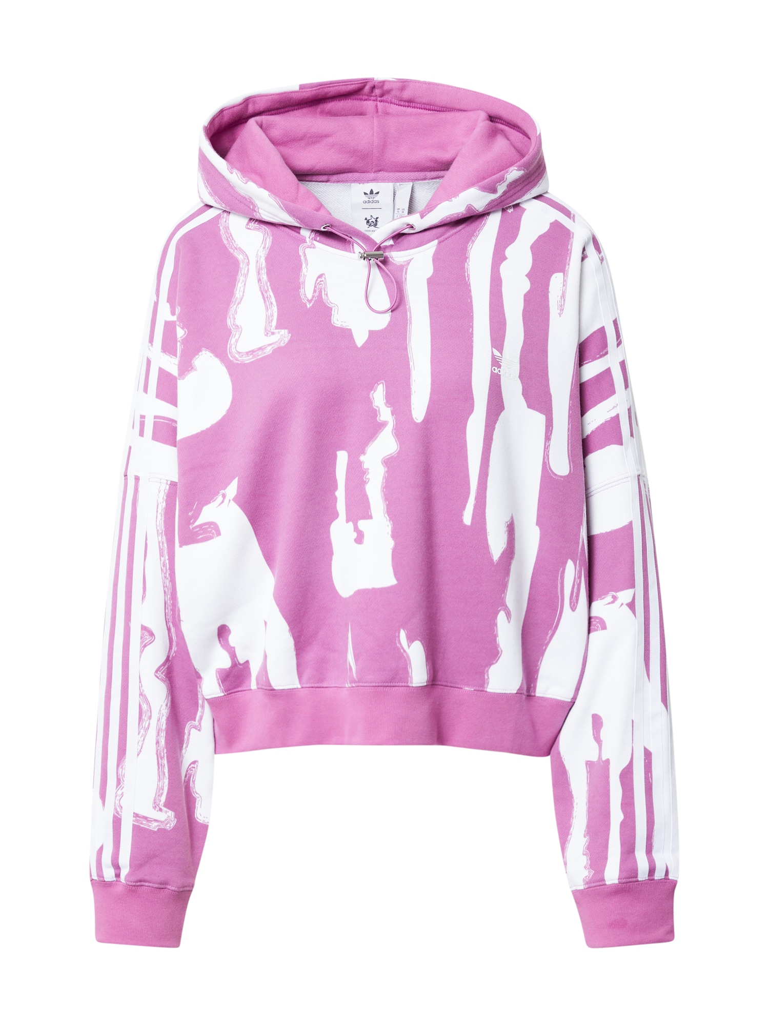 ADIDAS ORIGINALS Majica  lila / bela