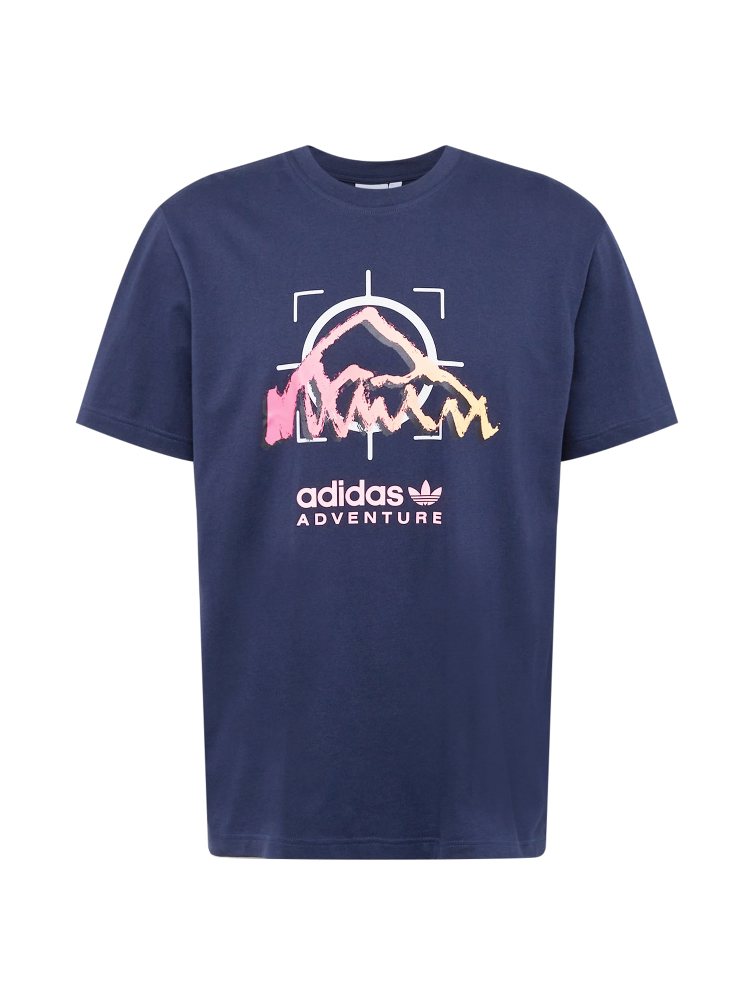ADIDAS ORIGINALS Majica  mornarska / marelica / pastelno roza / bela