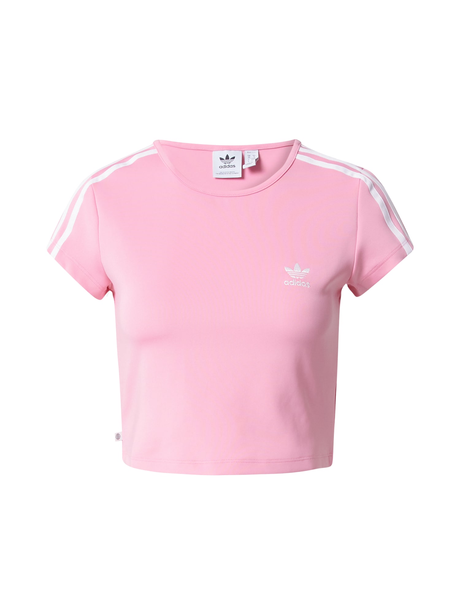 ADIDAS ORIGINALS Majica  roza / bela