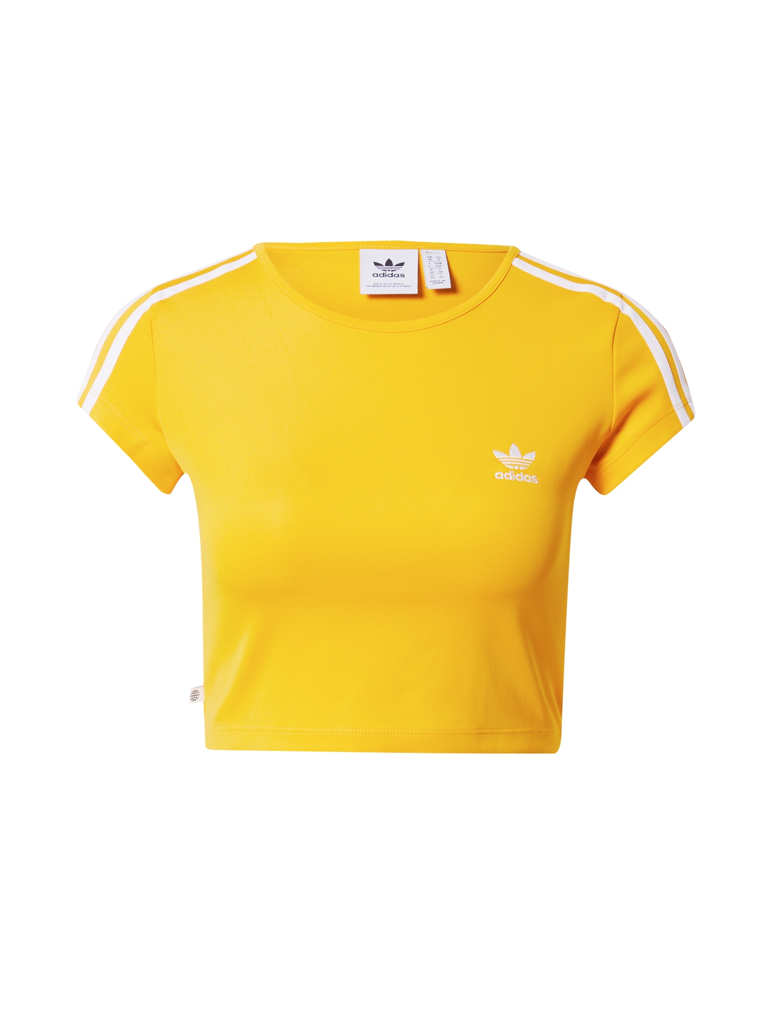 ADIDAS ORIGINALS Majica  rumena / bela