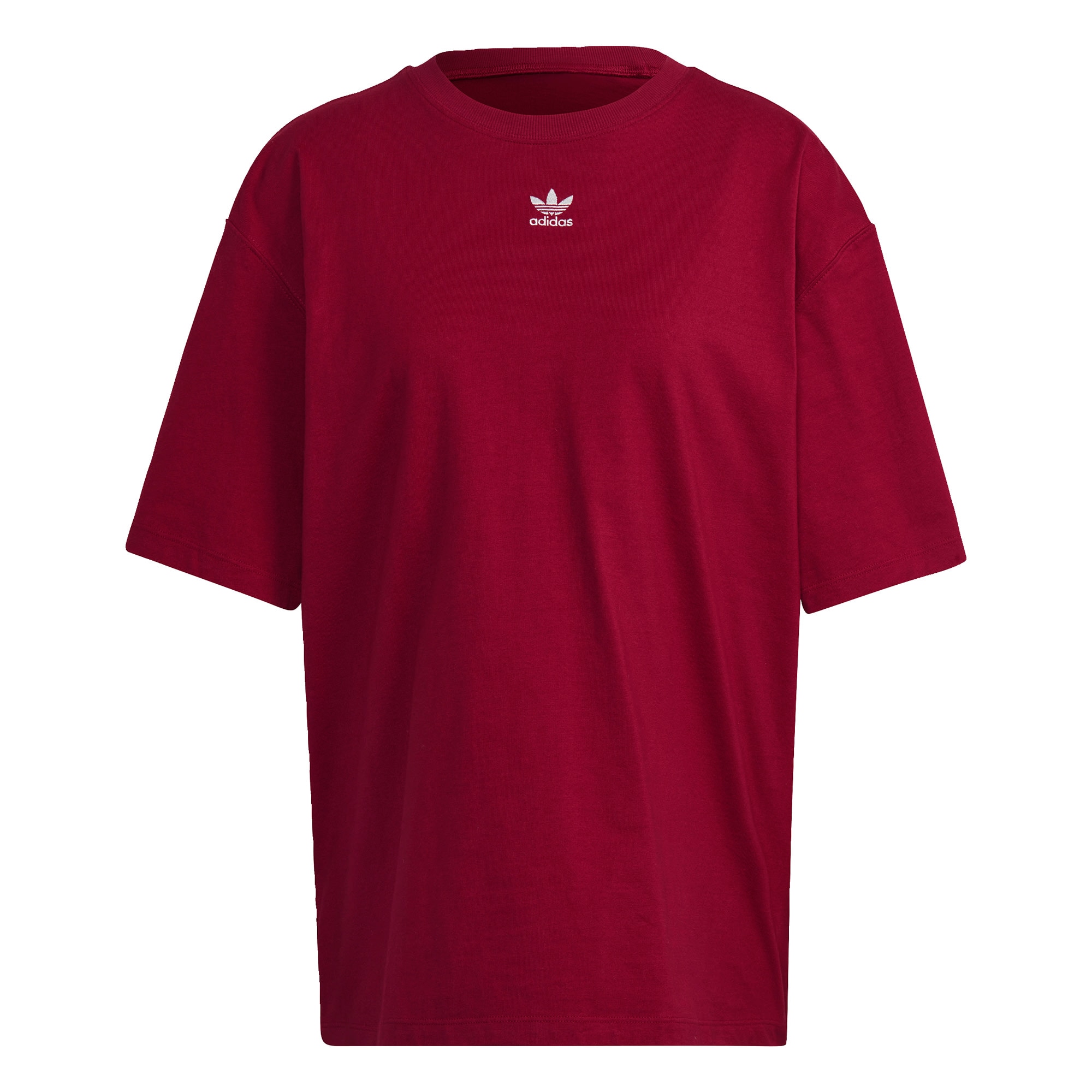 ADIDAS ORIGINALS Majica  temno rdeča / bela