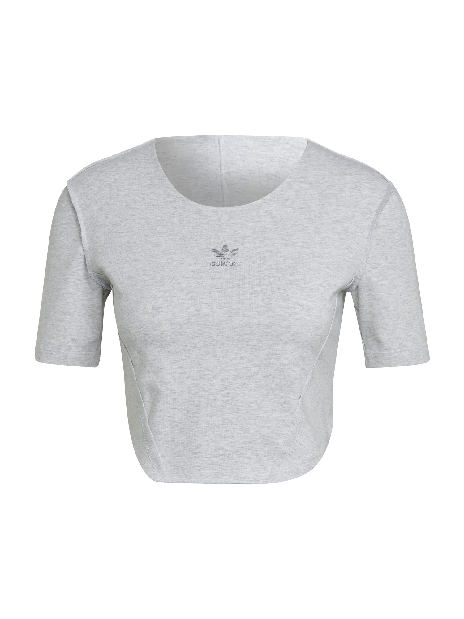 ADIDAS ORIGINALS Majica  temno siva / pegasto siva