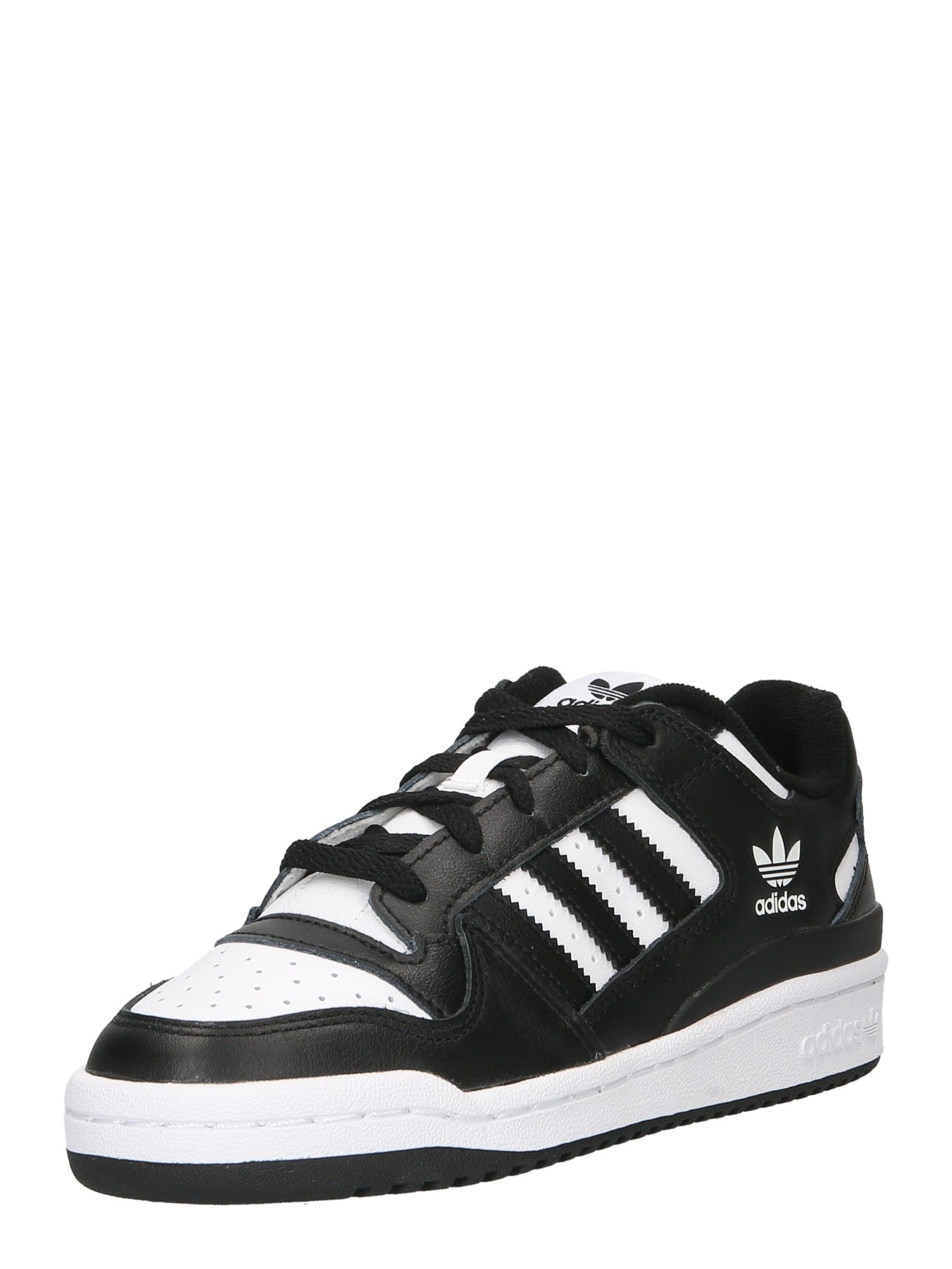 ADIDAS ORIGINALS Nizke superge 'Forum'  črna / bela
